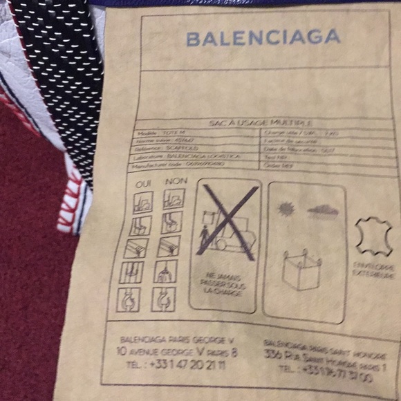 BALENCIAGA TOTE AUTHENTIC - Picture 12 of 16